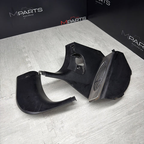 01-06 BMW E46 M3 Left Right Kick Dead Pedals Covers Trims Panels Genuine Black