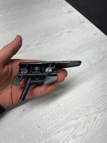 BMW 01-06 E46 M3 Passenger Headlight Washer Jet Cover Right OEM 8256180 Black