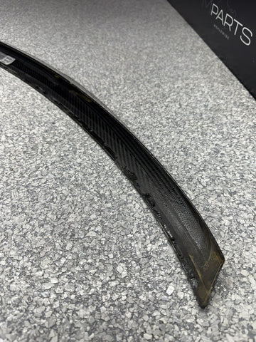 15-20 BMW F82 M4 COUPE REAR TRUNK MOUNTED SPOILER CARBON FIBER 51712350721 *Note