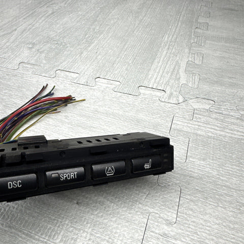 01-06 BMW E46 M3 Convertible Buttons Tray Panel Switches Heated