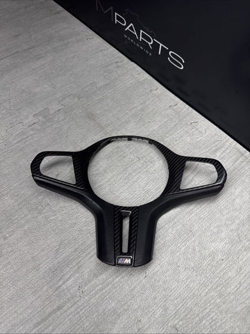 Steering Wheel Carbon Fiber Trim Complete BMW G87 G80 G82 G83 M2 M3 M4 *Chip*