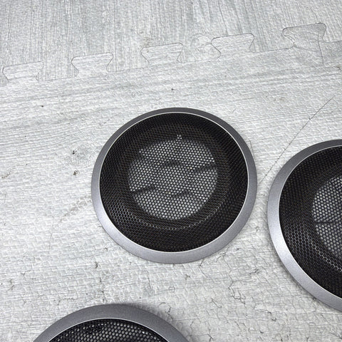 07-13 BMW E92 E93 3-Series 2dr Front Rear Door Individual Speaker Covers Trims