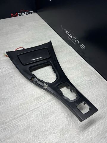 09-13 BMW E93 M3 CONVERTIBLE DCT CIC LEATHER CENTER CONSOLE TRIM