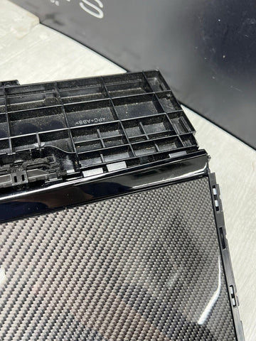 BMW 21-25 G80 G82 G83 M3 M4 Center Console Carbon Storage Trim Panel OEM