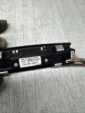 BMW 3 E90 E92 E93 M3 CENTER CONSOLE PANEL TRIM EDC POWER OFF SWITCHES 7841136