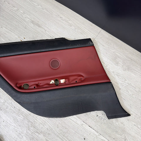 BMW 01-06 E46 M3 COUPE LEFT REAR QUARTER INTERIOR TRIM PANEL IMOLA RED *Notes*