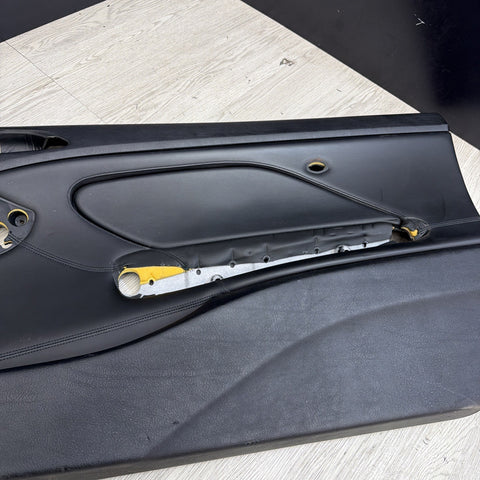 01-06 BMW E46 M3 PASSENGER RIGHT SIDE DOOR PANEL CARD BLACK OEM