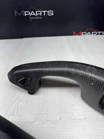 01-06 BMW E46 330ci ZHP M3 Black Cube/Black Door Trim Armrests Front