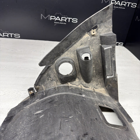 OEM BMW E46 M3 Front Left Splash Shield + Temp Sensors Guard *Cracked