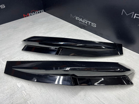 21-25 OEM BMW G80 M3 Sedan Rear Bumper Lower Trims Spoilers Gloss Black OEM