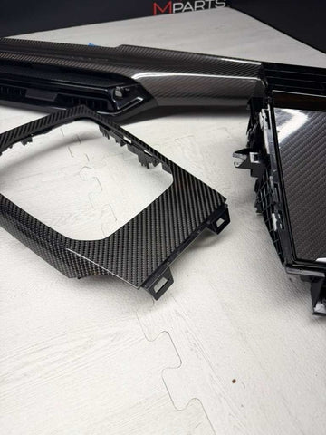 2025-2026 BMW G80 M3 Front Interior Carbon Fiber Trim Panel Set OEM