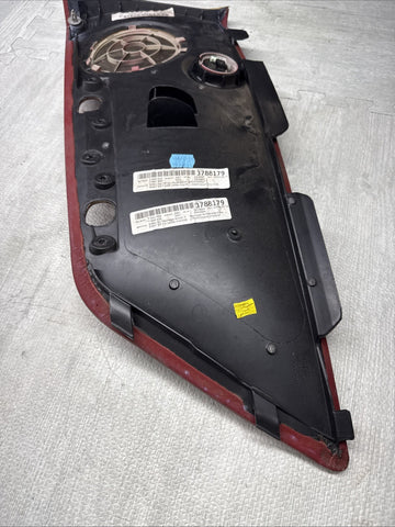 BMW 01-06 E46 M3 CONVERTIBLE LEFT REAR QUARTER INTERIOR TRIM PANEL IMOLA RED