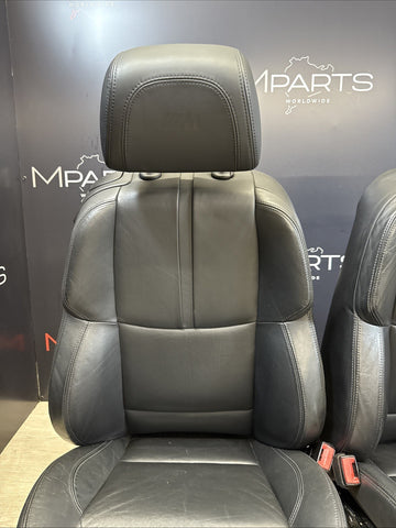 08-13 BMW E92 M3 Coupe Original Black Interior Front Seats Powered Non Heated