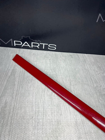 BMW E46 2000-2006 OEM RIGHT PASSENGER EXTERIOR DOOR TRIM MOLDING IMOLA RED