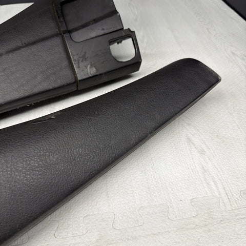 BMW 01-06 E46 325 330 M3 OEM Convertible Rear Top Lateral Trims Panels Black