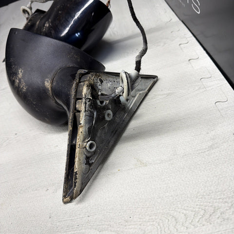 01-06 BMW E46 M3 Side View Door Mirrors Pair Carbon Black *Notes*