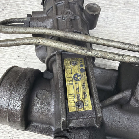 02-06 BMW E46 330Ci 330i POWER STEERING RACK & PINION YELLOW TAG 6757650 OEM