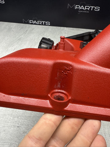 2008-2013 BMW E90 E92 E93 M3 S65 V8 Valve Covers Pair LH RH 7838268 7838267 Red