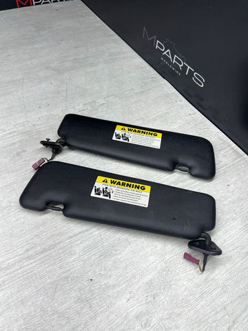 07-13 OEM BMW E88 E93 128 328 335 M3 Convertible Driver Passenger Sun Visor SET