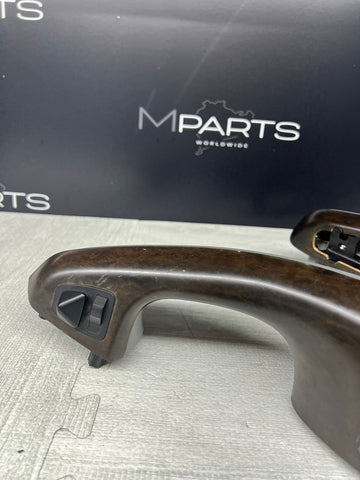 01-06 BMW E46 M3 Convertible Interior Armrests Trim Set Titan Shadow Grey