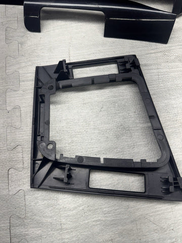 01-06 BMW E46 M3 Coupe Interior Armrests Trim Set Piano Black*Notes*