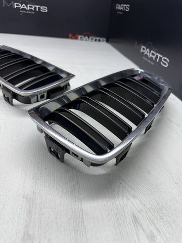 2015-2020 BMW F80 M3 F82 F83 M4 Front Bumper Kidney Chrome Grilles Grills OEM