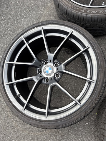 OEM 15-20 BMW F80 F82 F83 F87 M2 M3 M4 CS Wheels Rims Style 763M Orbit Grey