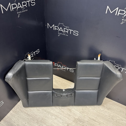 BMW 01-06 E46 M3 Convertible Rear Seat Back Rest Cushion Black Leather Backrest