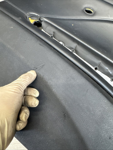 01-06 BMW E46 M3 DRIVER LEFT SIDE DOOR PANEL CARD BLACK OEM *Notes*