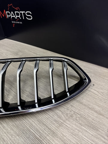 aa205340 BMW G16 840i 8 Series 2020 2021 2022 Front Bumper Chrome Grille OEM