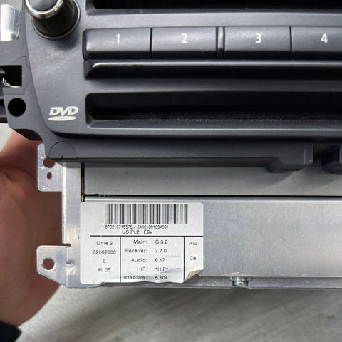 2008–2013 BMW 3 Series E90/E92/E93 Radio Navigation Head Unit OEM 9185537-01