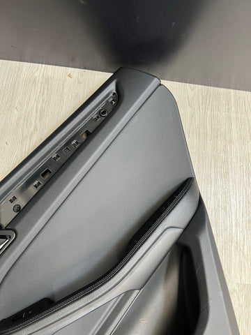Porsche 15-21 Macan Rear Door Card Panel Black Right Passenger BOSE