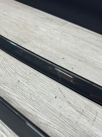 14-25 BMW F16 X6 F86 X6M Roof Drip Mouldings Trims Dravit Grey Pair Set OEM