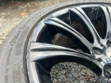 06-10 BMW E60 M5 Style 166M Genuine Wheels Rims 36117834626 19x9.5 19x8.5 Black
