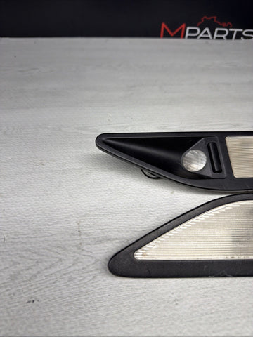 BMW E39 M5 540I REAR DOME LIGHT INTERIOR READING LAMP BLACK R/L 2491509 2491510