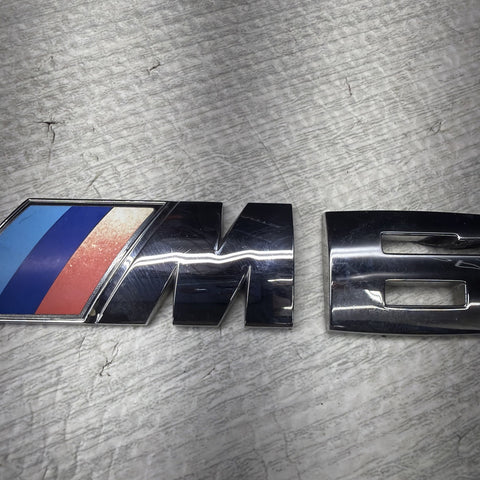 BMW E63 E64 M6 Genuine Rear Trunk Emblem "M6" Lettering Decal Badge 2004-10