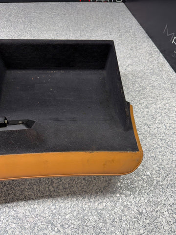 99-03 BMW E39 M5 Right Passenger Dashboard Glove Box Leather Caramel OEM