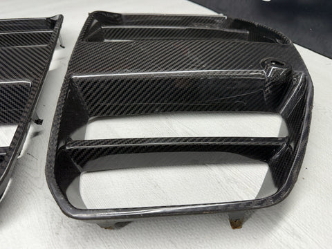 21-26 BMW G80 G82 G83 M3 M4 FRONT BUMPER KIDNEY CENTER GRILLE GRILL CARBON FIBER