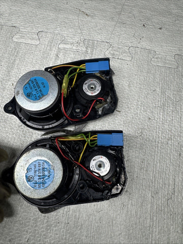 01-06 BMW E46 M3 HAES FRONT MID RANGE TWEETER SPEAKERS 65138374697 *Notes*