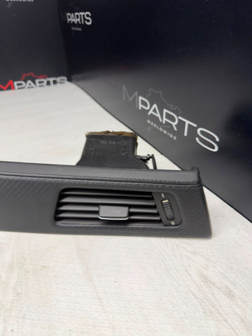 08-13 BMW E92 E93 M3 Carbon Leather Interior Dashboard Strip Panel Trim OEM