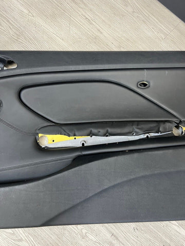 01-06 BMW E46 M3 PASSENGER RIGHT SIDE DOOR PANEL CARD BLACK OEM