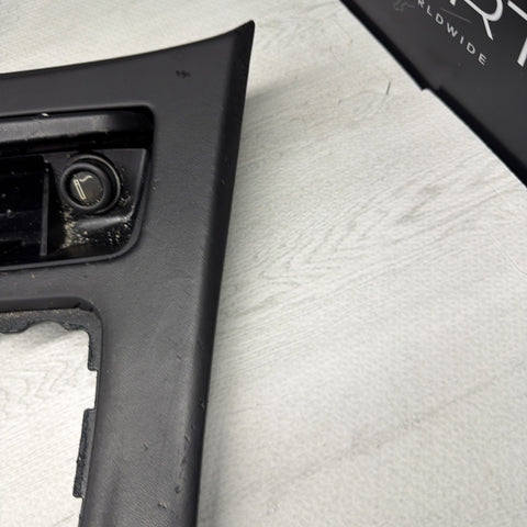 09-13 BMW E90 E92 M3 MANUAL CIC LEATHER CENTER CONSOLE TRIM