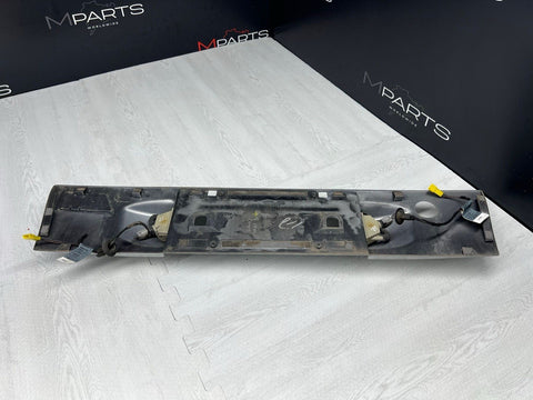 Rear Trunk Lid Lisence Plate Cover Trim Silver OEM BMW E36 Z3 M Roadster 1998-02