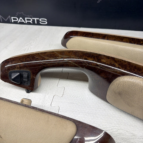 00-06 BMW E46 325ci 330ci 328ci Complete Wood Trim Set Coupe Armrests Center