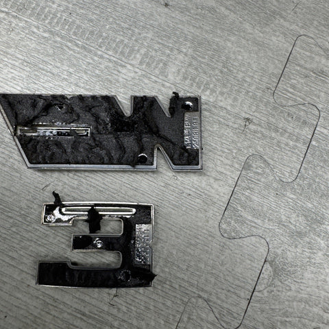 Genuine BMW E36 M3 Rear Badge Trunk Emblem 51142250539 51142250811