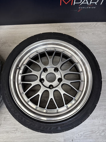 01-06 BMW E46 M3 Wheels Rims LM Style 18” Staggered 18x8 10x9