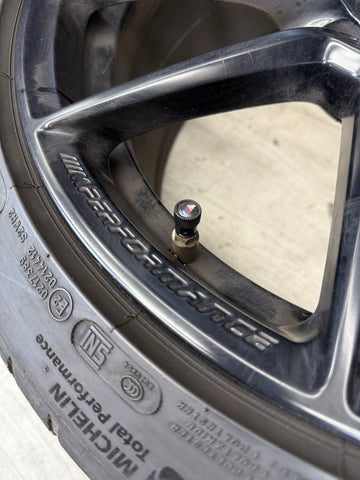 OEM 15-20 BMW F80 F82 F83 F87 M2 M3 M4 CS Wheels Rims Genuine Style 763M Black