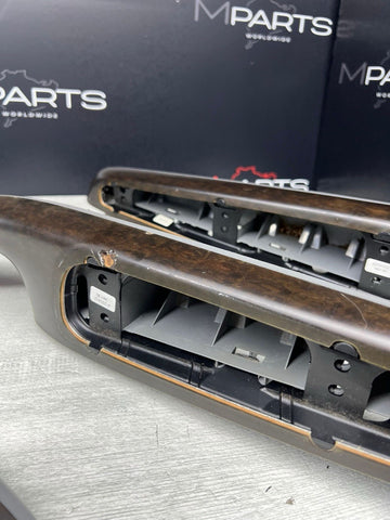 01-06 BMW E46 M3 Convertible Interior Armrests Trim Set Titan Shadow Grey