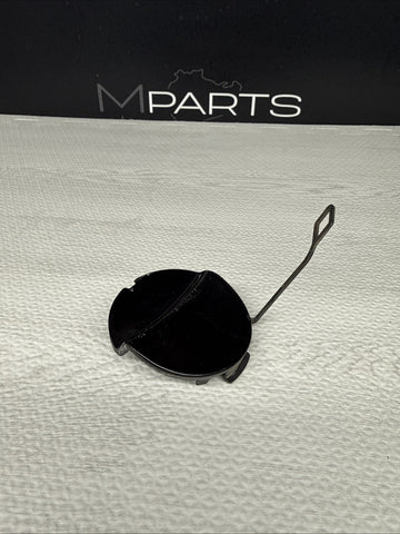 BMW F80 M3 Rear Bumper Tow Hook Cover OEM Sapphire Black 8055975 51128055975