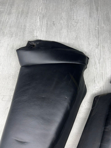 BMW E46 01-05 325ci 330ci M3 Coupe Rear Side Seat Bolsters Black